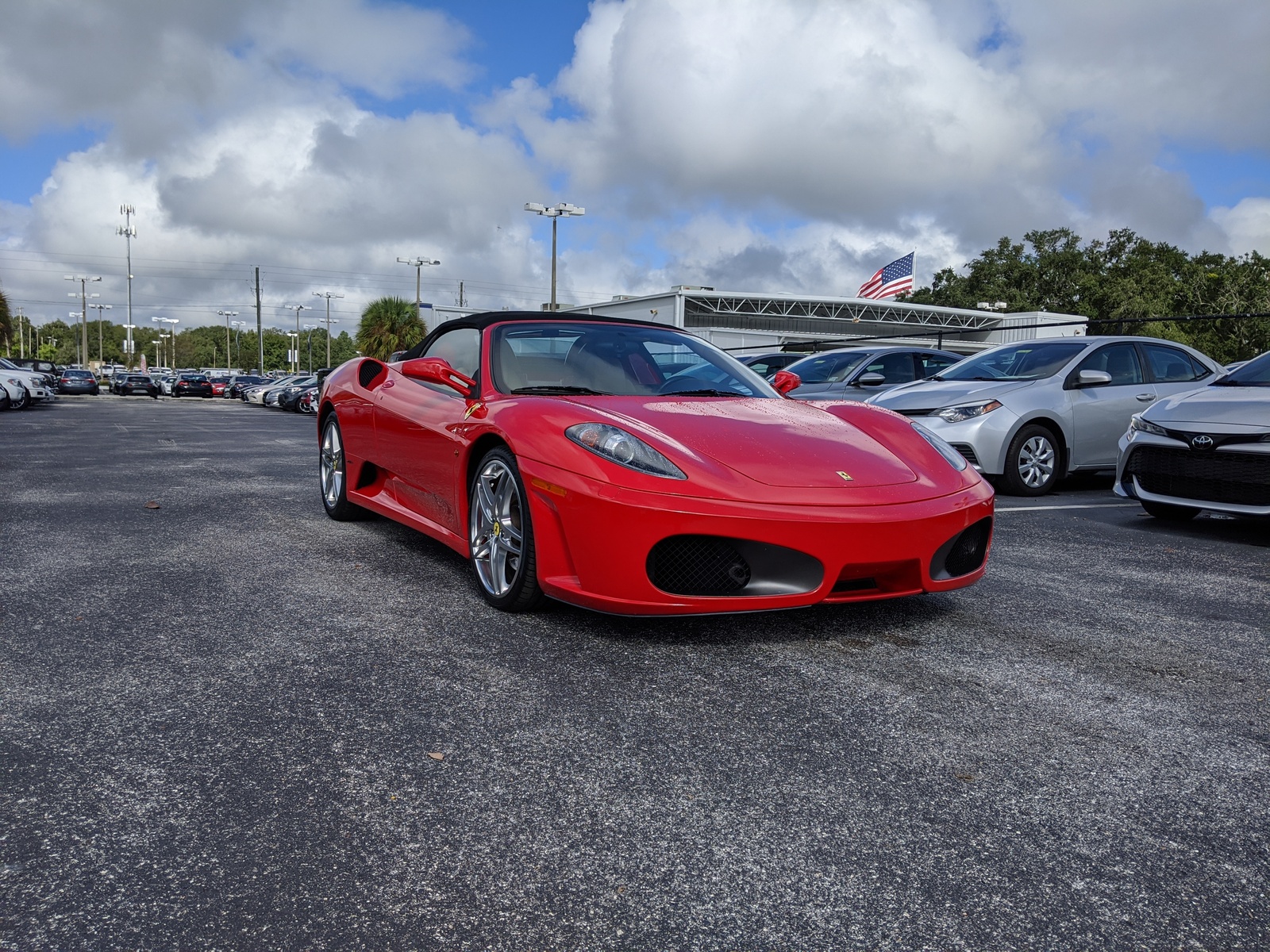 ferrari convertible spider